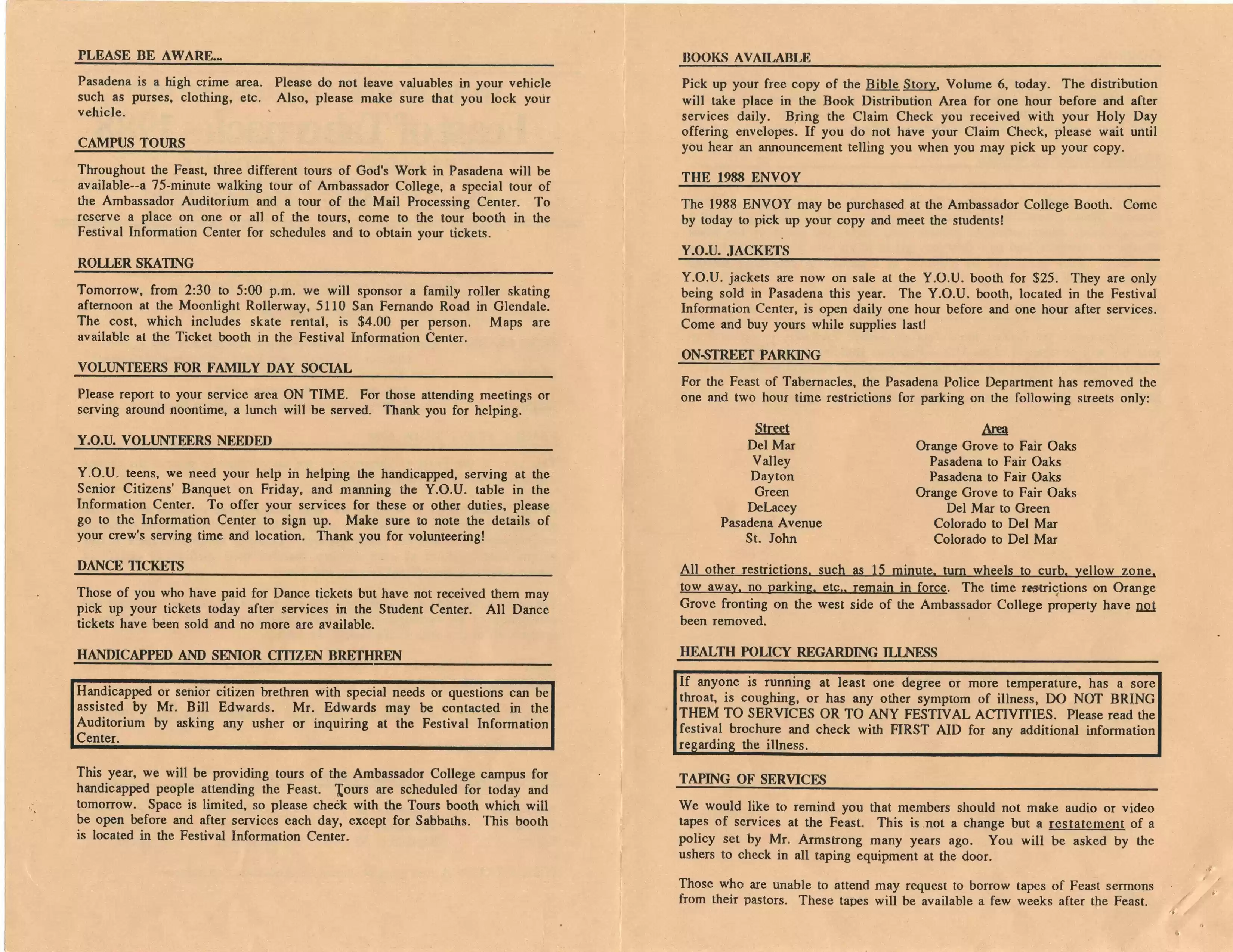 5. FT bulletin Pasadena, 9-28-88, p2